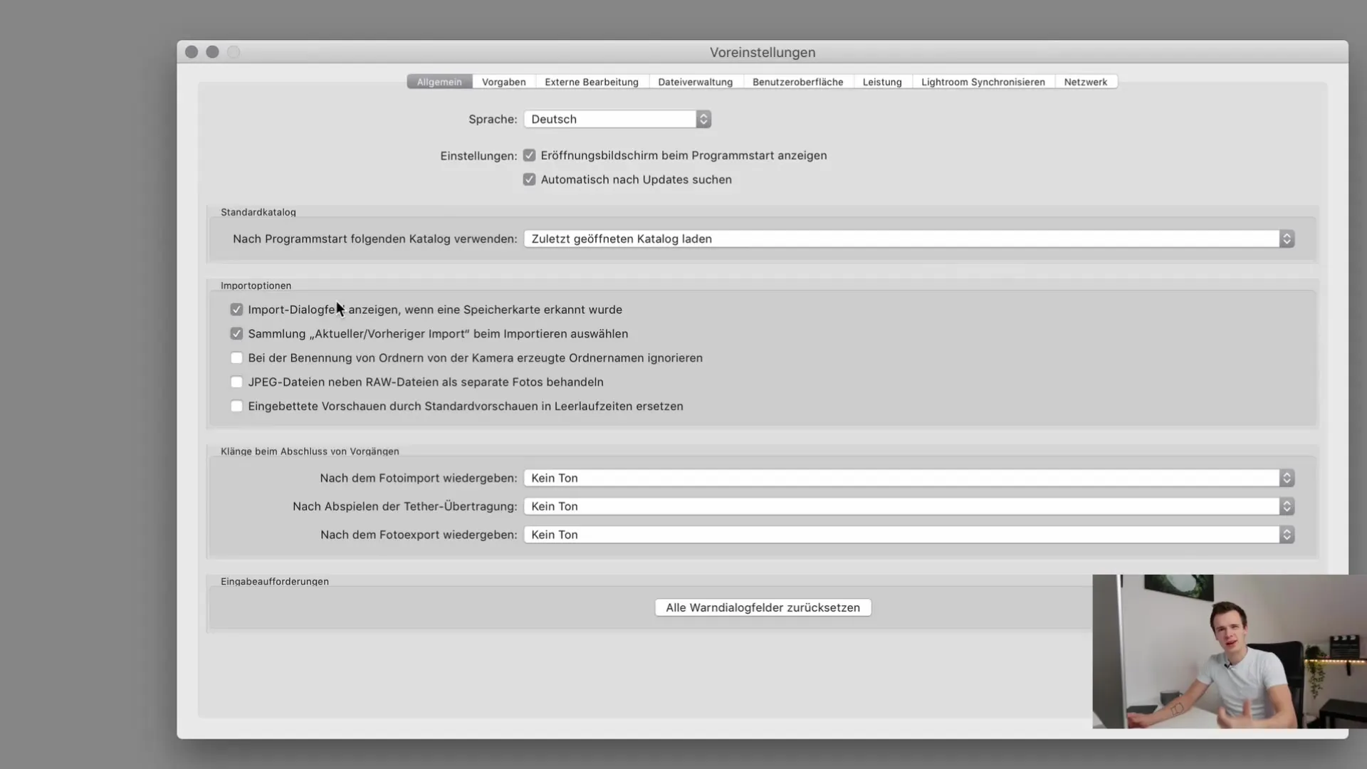 Ważne ustawienia w Lightroom Classic CC dla lepszej wydajności