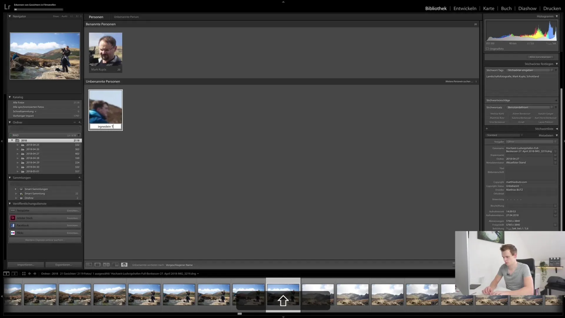 Utilisation efficace de la reconnaissance faciale dans Lightroom Classic CC