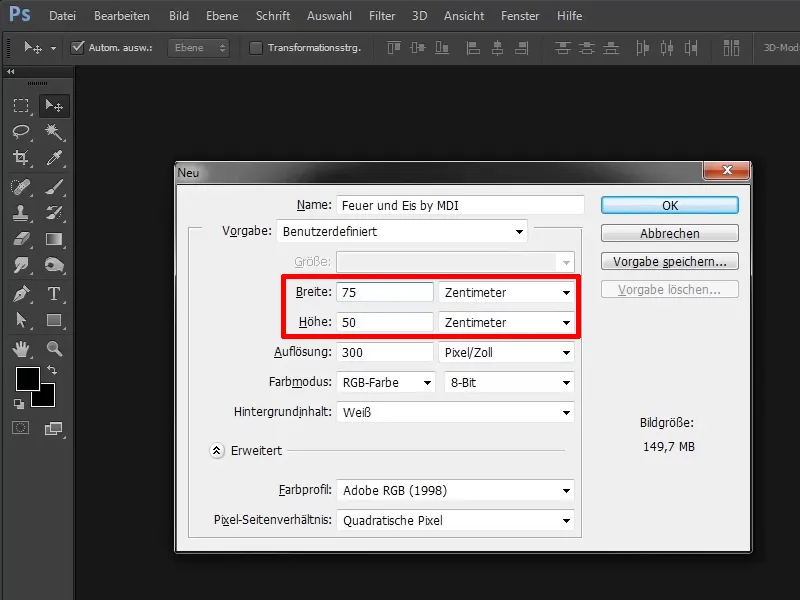 Photoshop-Composing - Api dan Es - Bagian 01: Pengenalan, Persiapan, dan Penempatan Gambar Pertama