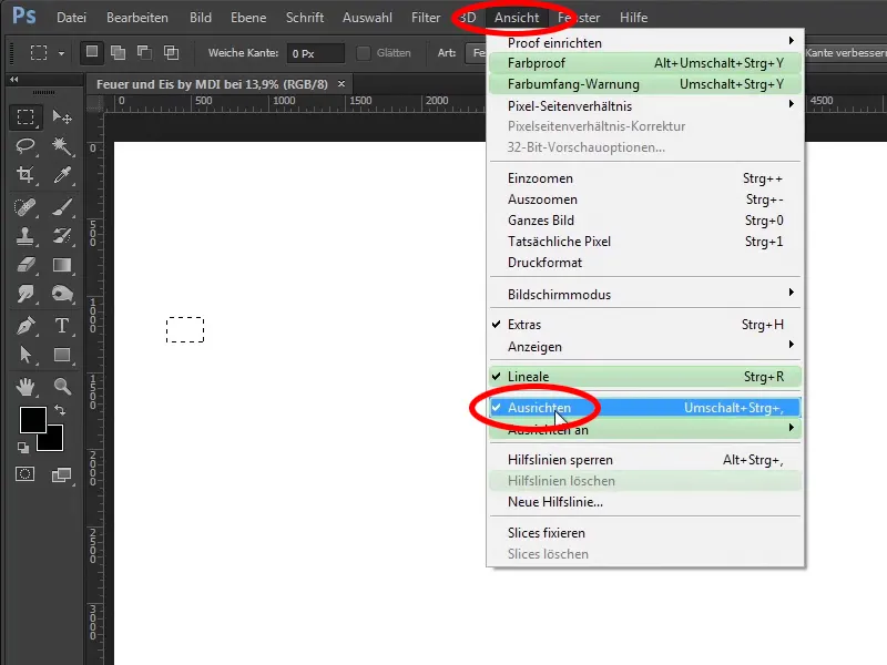 Photoshop-Composing - Api dan Es - Bagian 01: Pengenalan, Persiapan, dan Penempatan Gambar Pertama