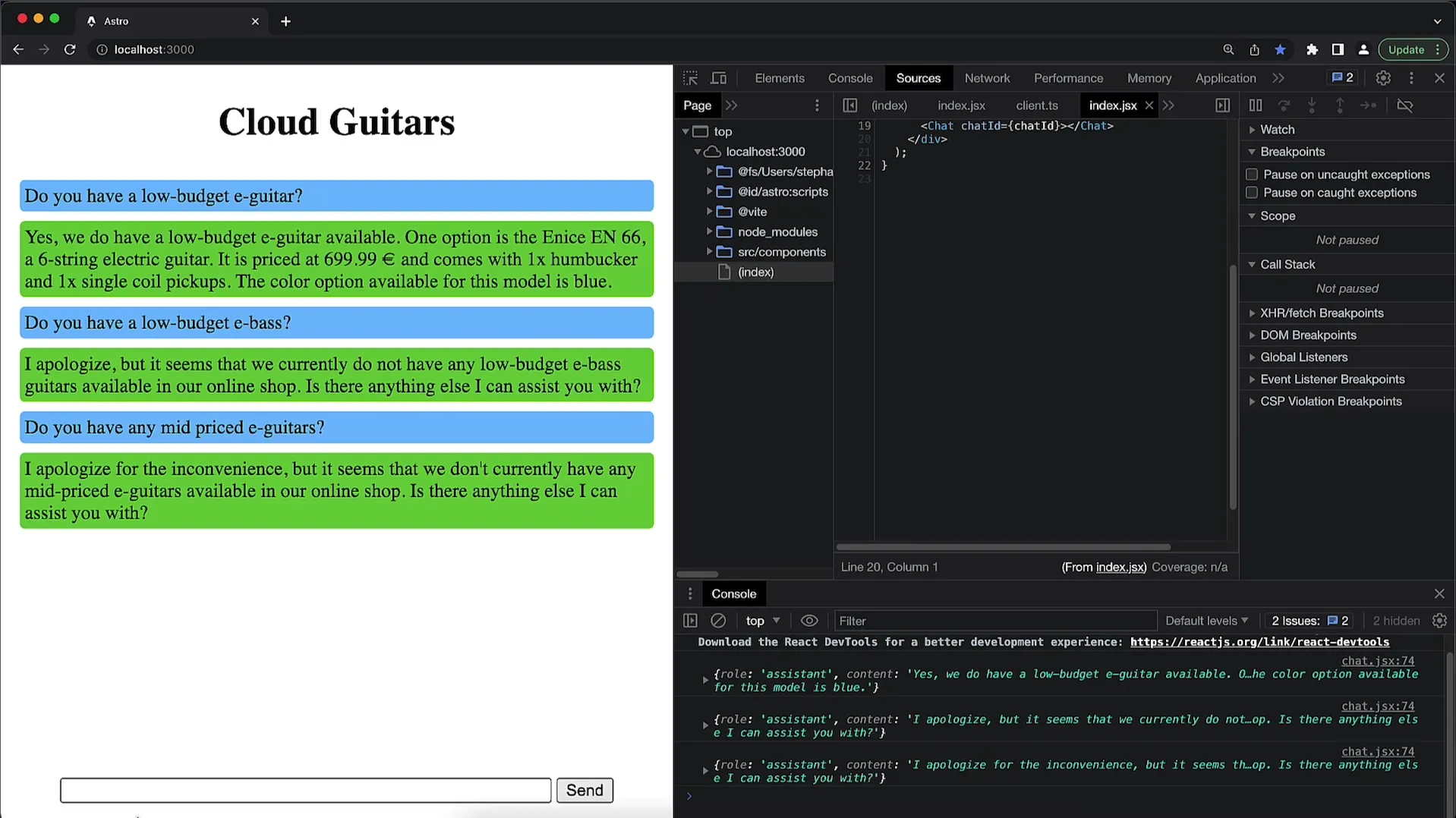 Extension of the OpenAI API functions through additional parameters