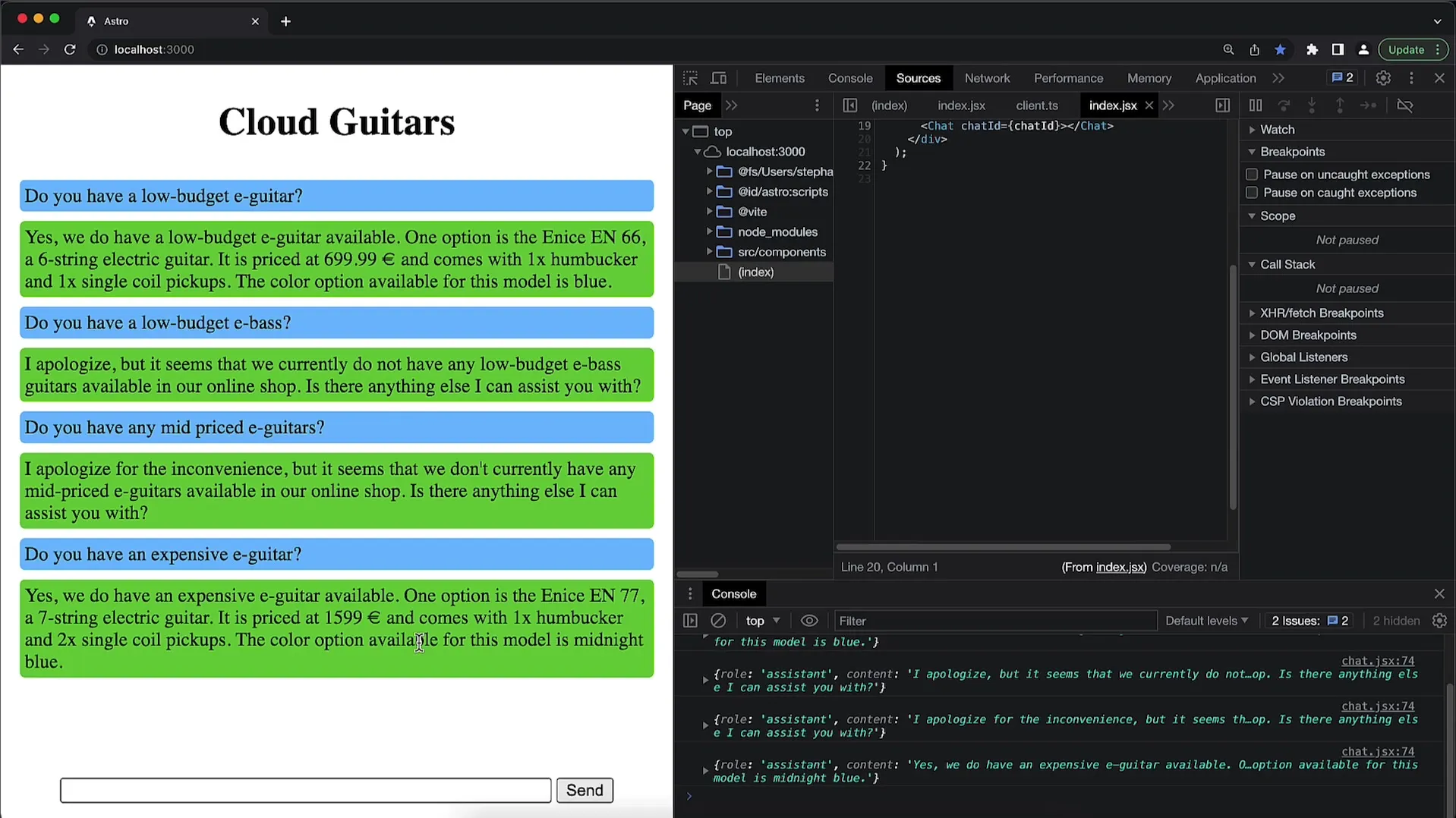 Expansion of the OpenAI API functions through additional parameters