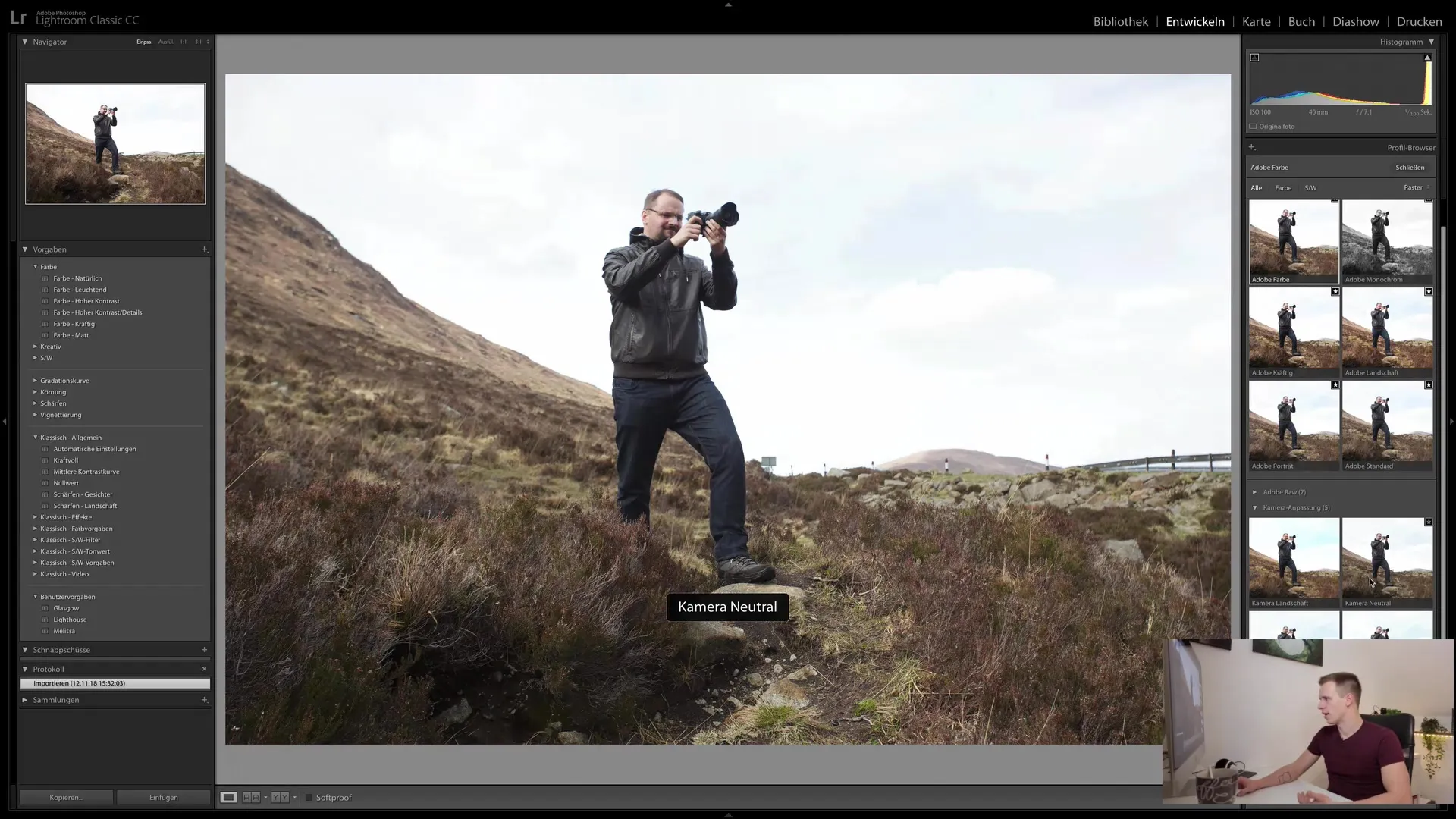 Guide ultime pour l'utilisation des profils dans Lightroom Classic CC