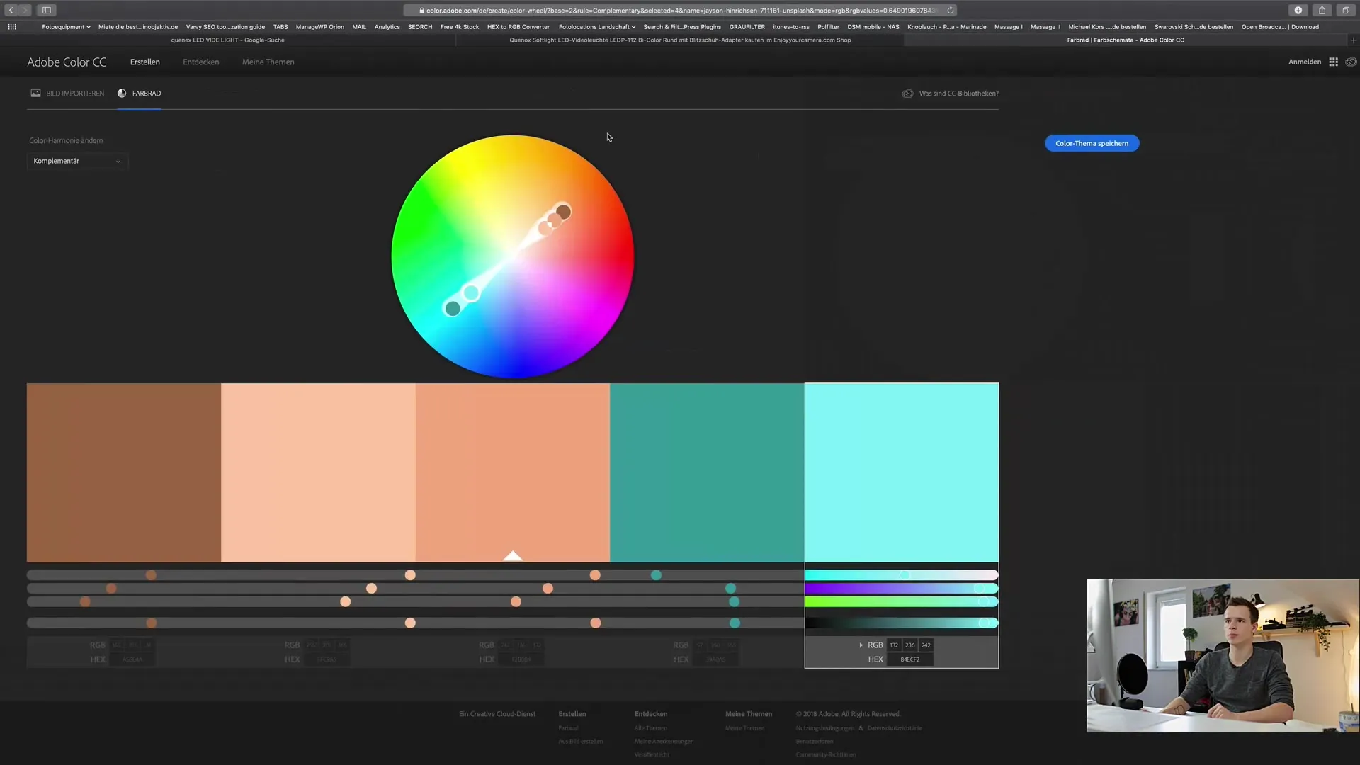 Pemberian nada di Lightroom Classic CC - Panduan terperinci untuk desain warna