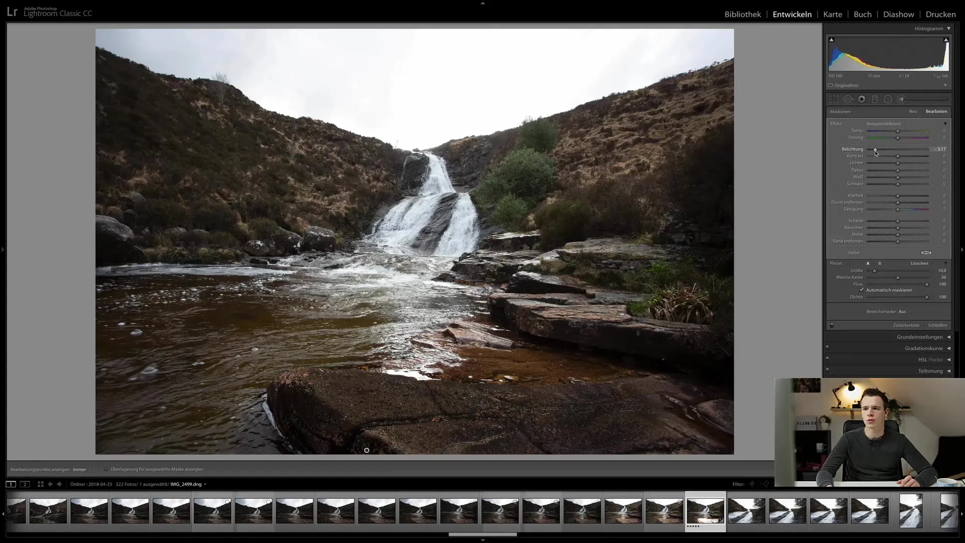 Lightroom Classic CC – The correction brush for precise image adjustments