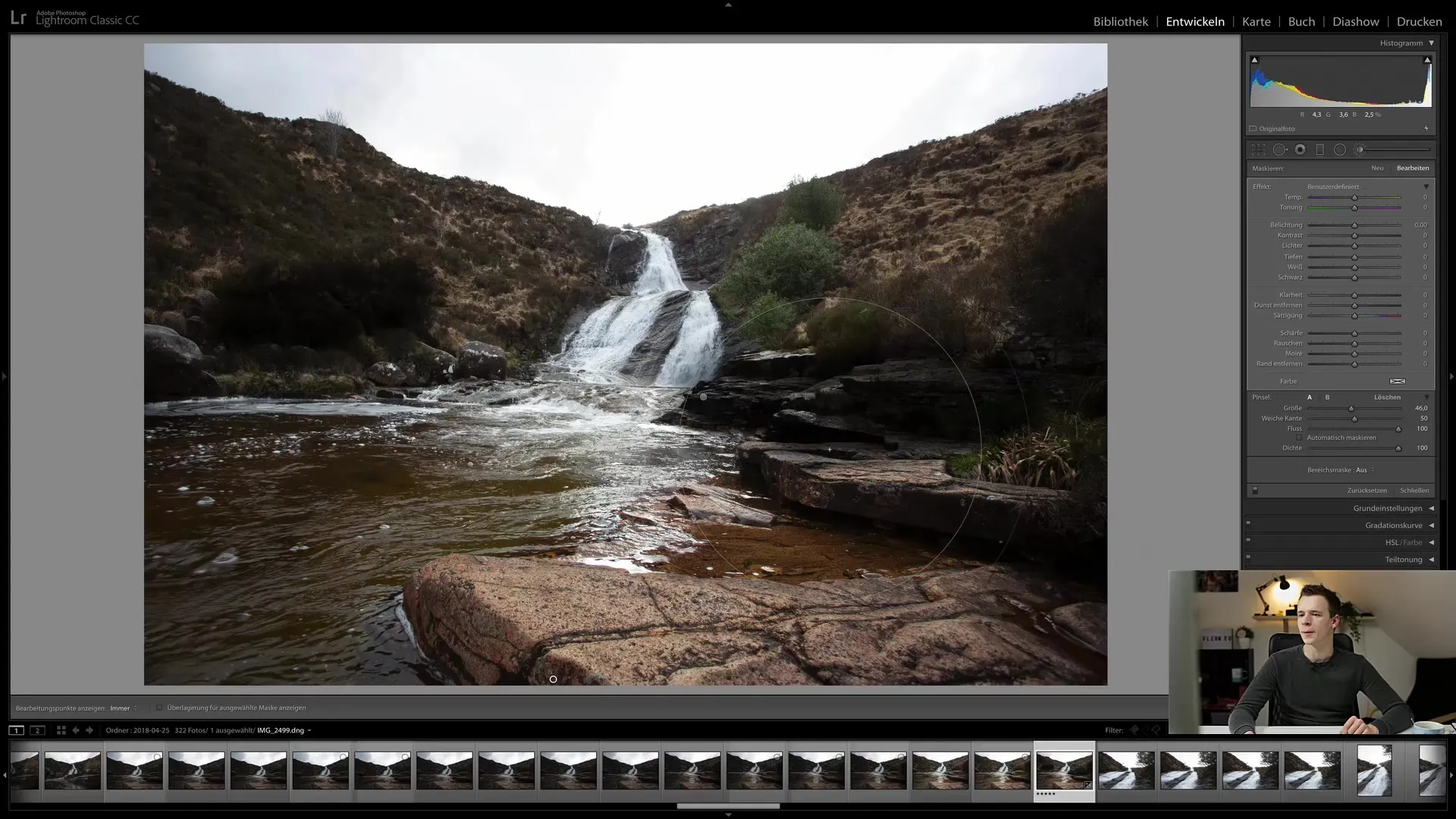 Lightroom Classic CC – The correction brush for precise image adjustments