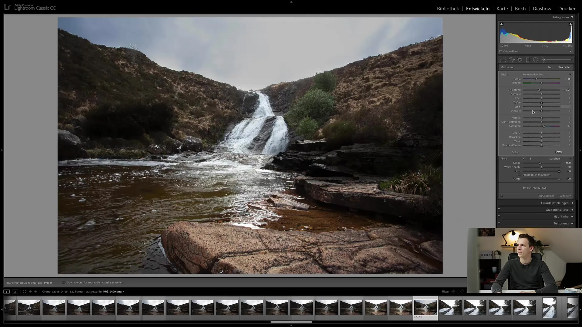 Lightroom Classic CC - The correction brush for precise image adjustments