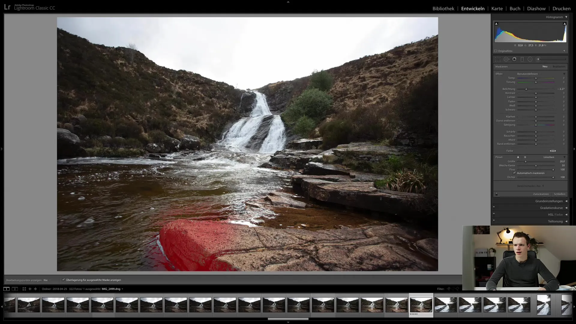 Lightroom Classic CC - The correction brush for precise image adjustments