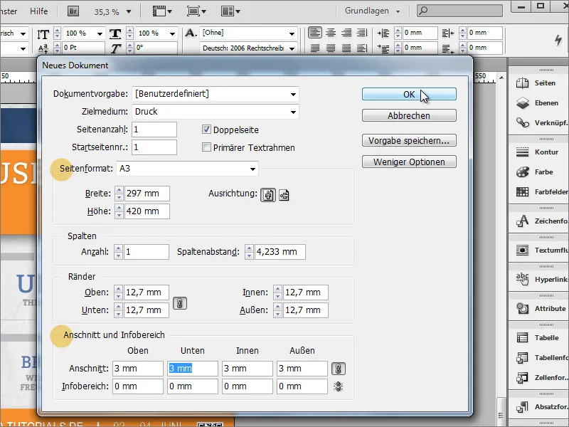 Adobe InDesign'da afiş tasarlamak - Bölüm 1: Işın efekti