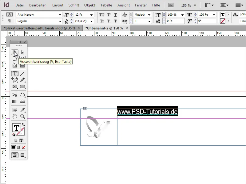 Adobe InDesign'da afiş tasarlamak - Bölüm 1: Işın efekti