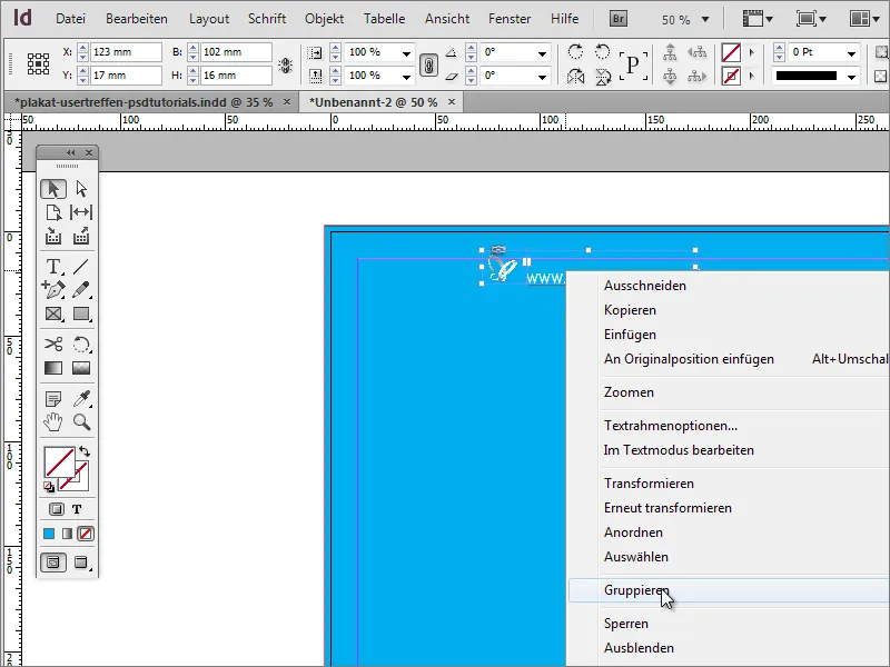 Navrhnout plakát v programu Adobe InDesign - Část 1: Svitající efekt