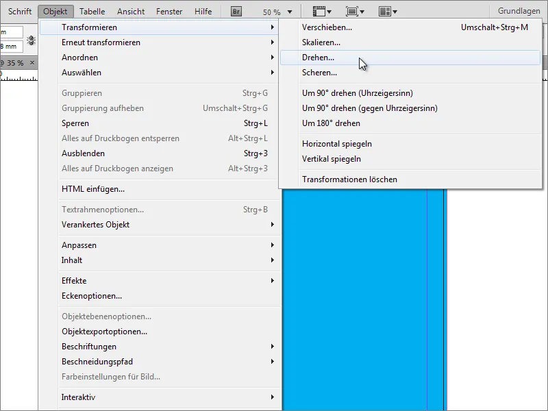 Vytvoření plakátu v programu Adobe InDesign - Část 1: Efekt paprsku.