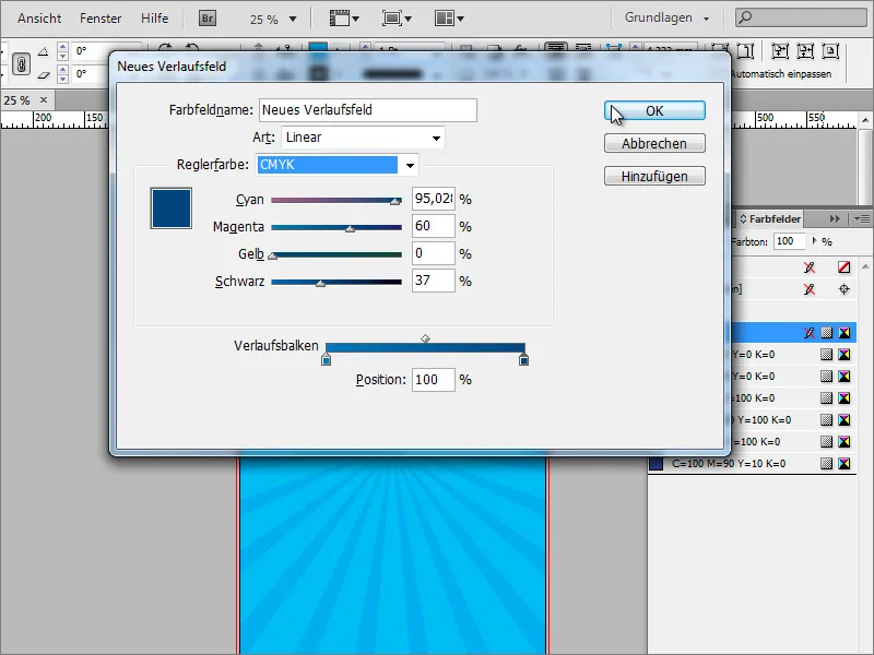 Kreowanie plakatu w programie Adobe InDesign – Część 1: Efekt promieniowania