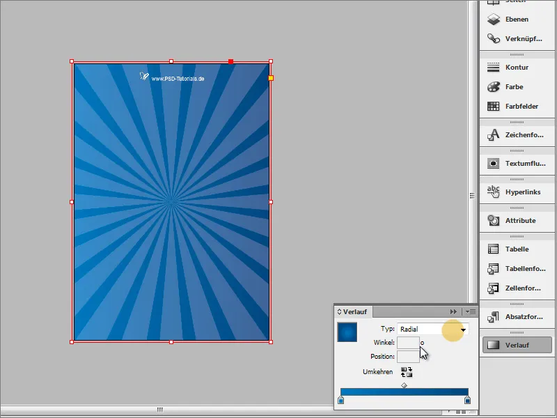 Navrhnout plakát v programu Adobe InDesign - Část 1: Paprskový efekt