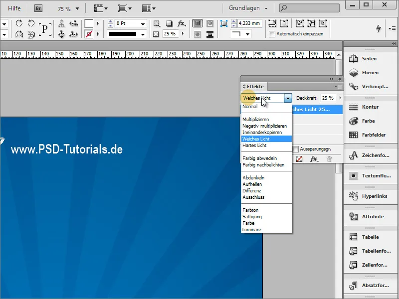 Navrhnout plakát v programu Adobe InDesign - Část 1: Zářivý efekt.