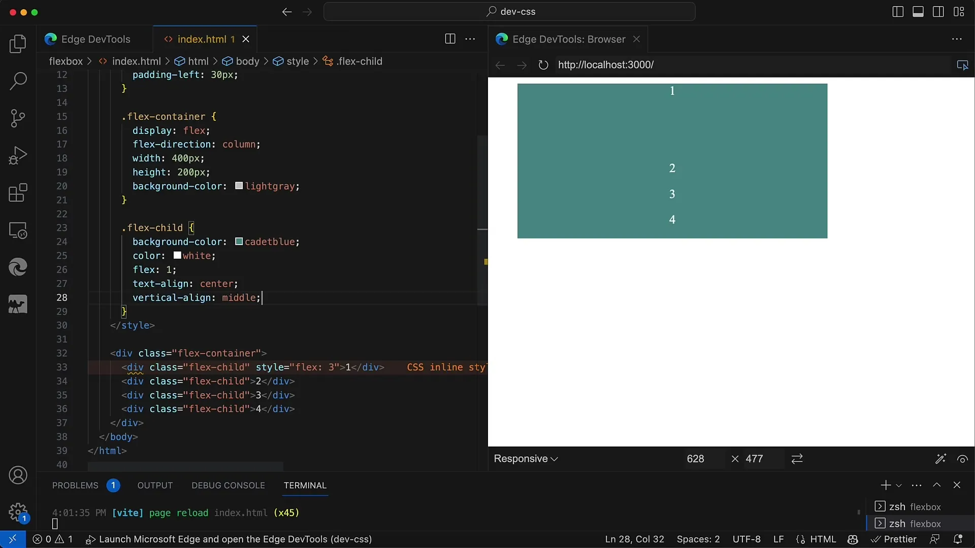 Flexbox Layout: So verteilst du Kindelemente gleichmäßig