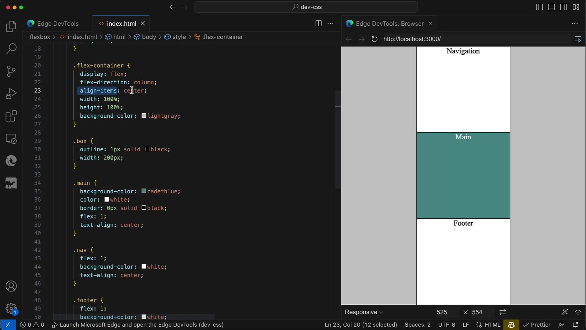 CSS'de Flexbox - Çocuk öğelerin hizalanması kolay hale getirildi