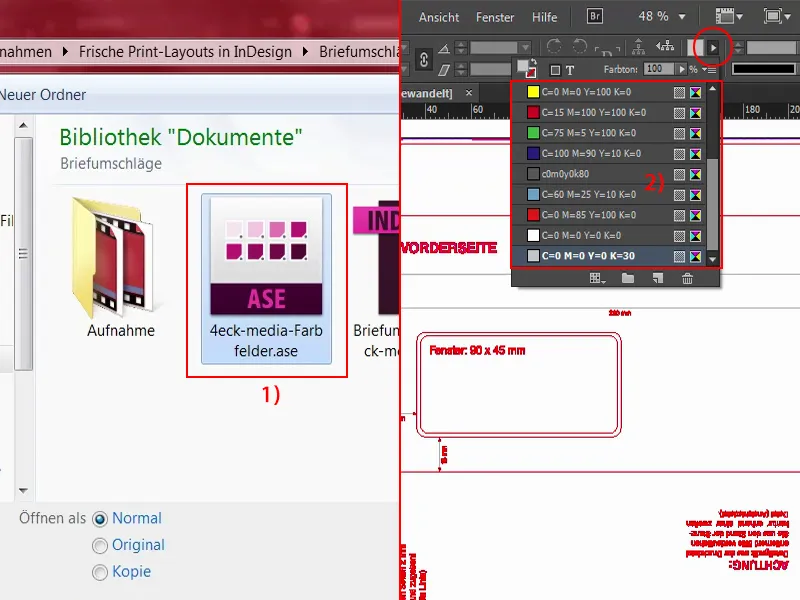 Visuotinis spaudos paruošimas ir verslo stiliaus vokai dizainui.