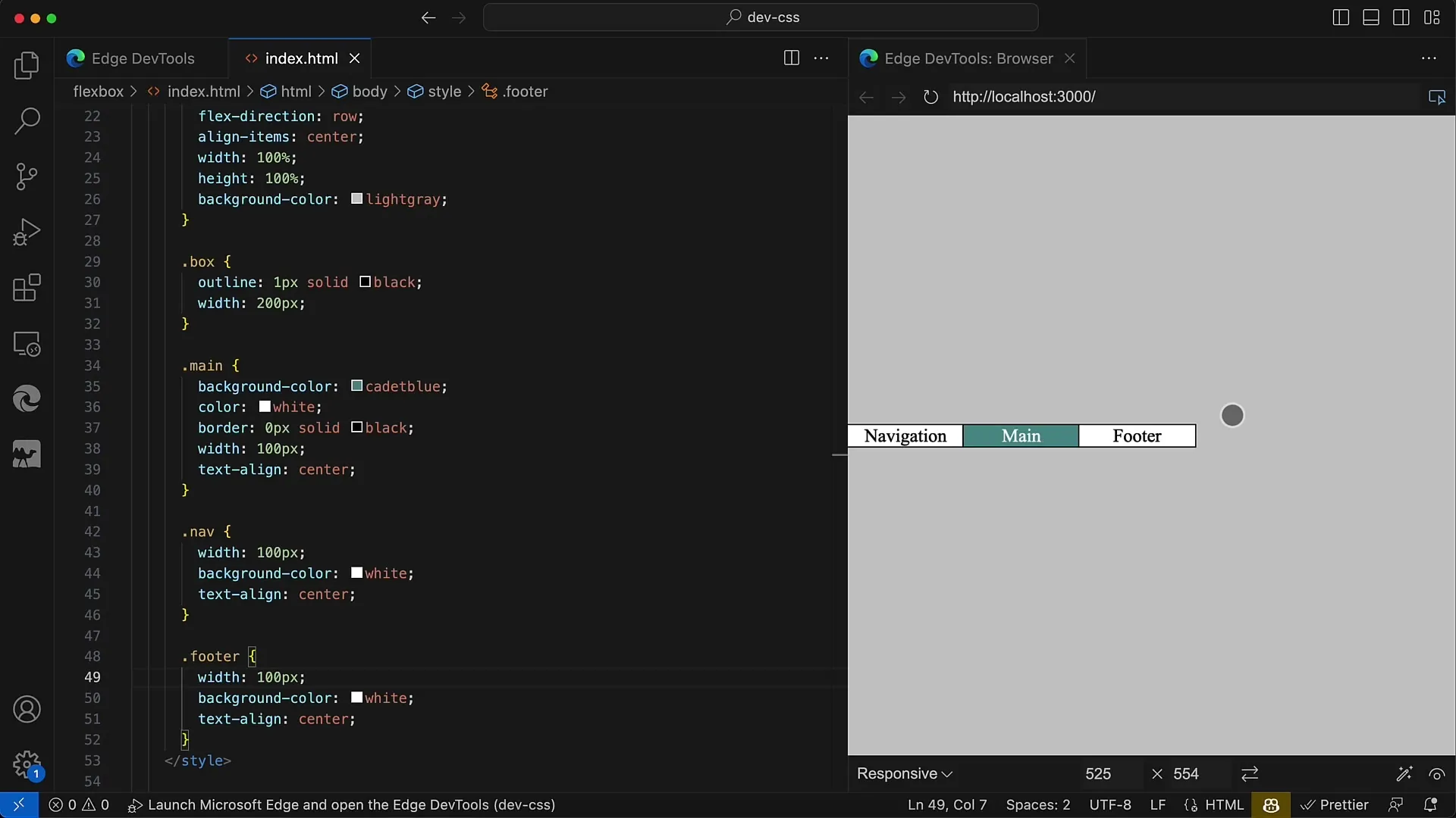 "Flexbox" CSS ir HTML: nurodymai dėl lygiavimo pagrindinėje ašyje