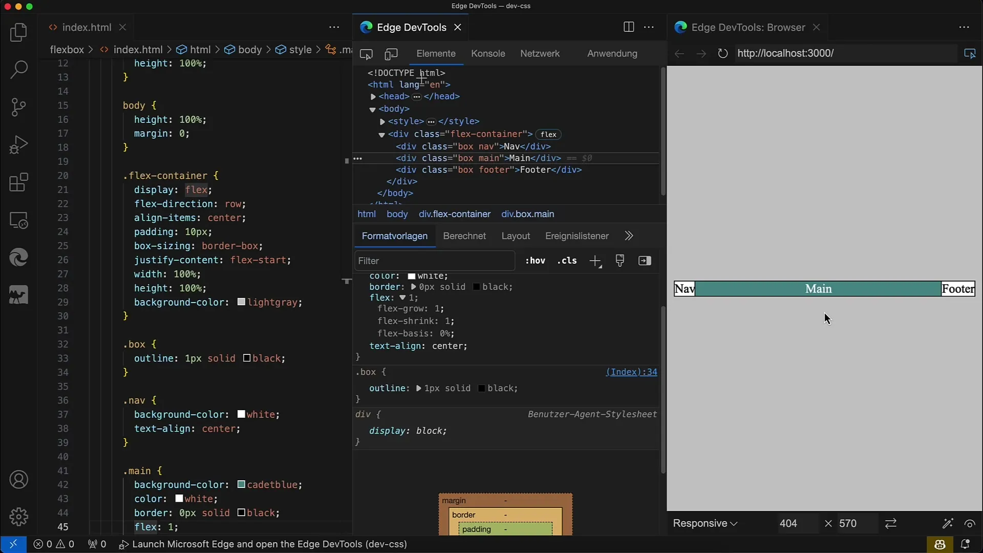 Flexbox in CSS: Die Bedeutung von Flex-Basis und Flex-Richtung verstehen