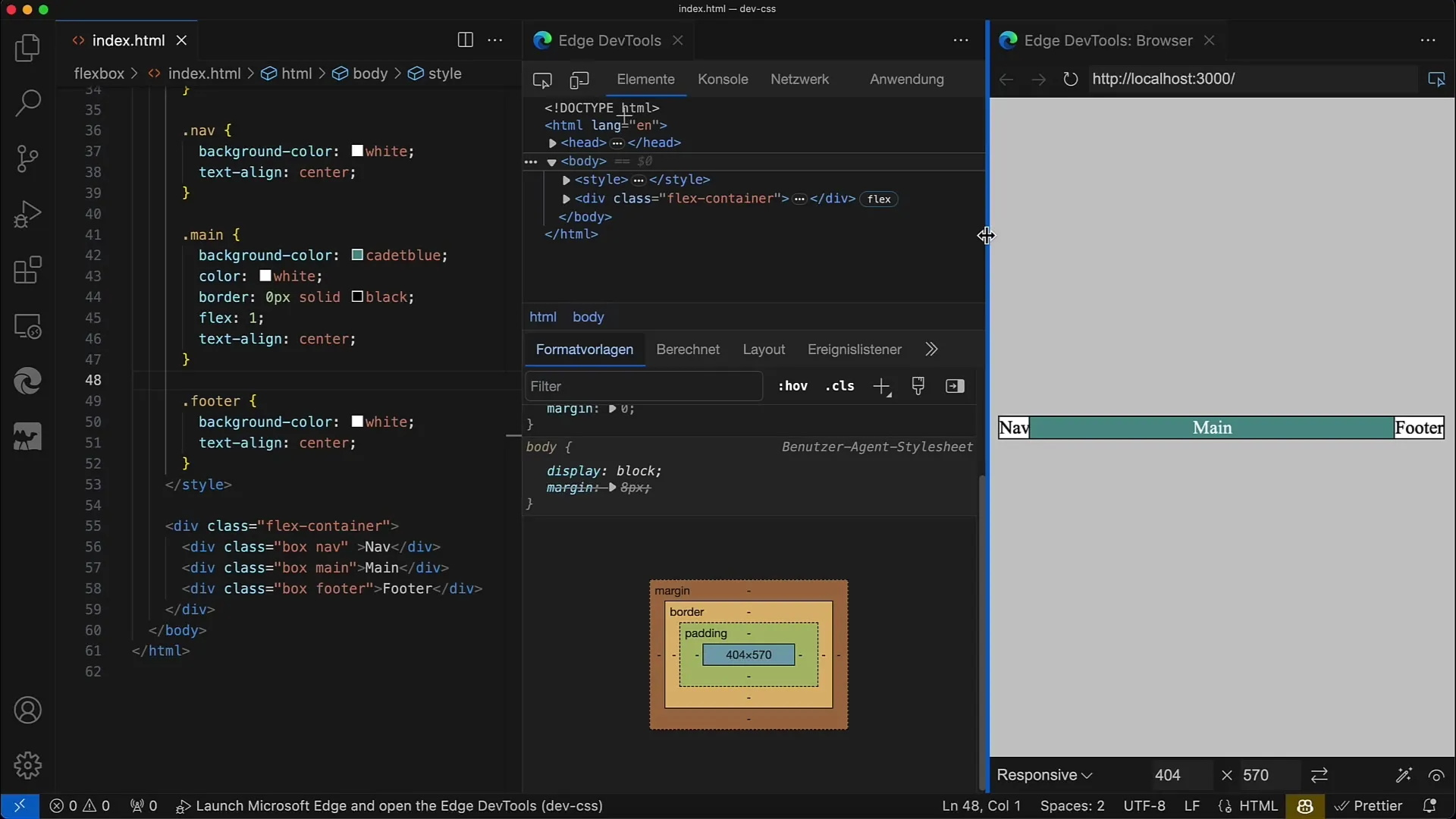 Flexbox in CSS: Die Bedeutung von Flex-Basis und Flex-Richtung verstehen