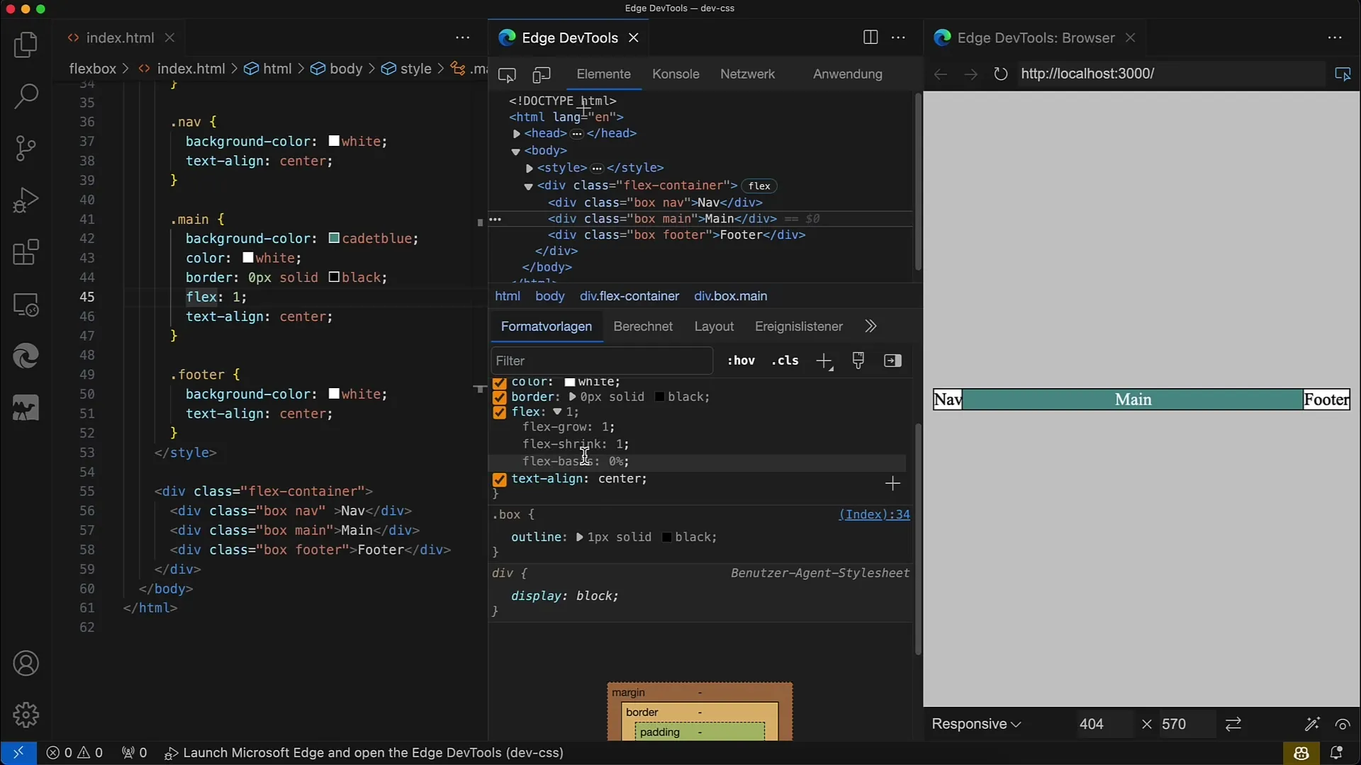 Flexbox CSS-is: Mõista paindliku aluse ja paindliku suuna tähendust