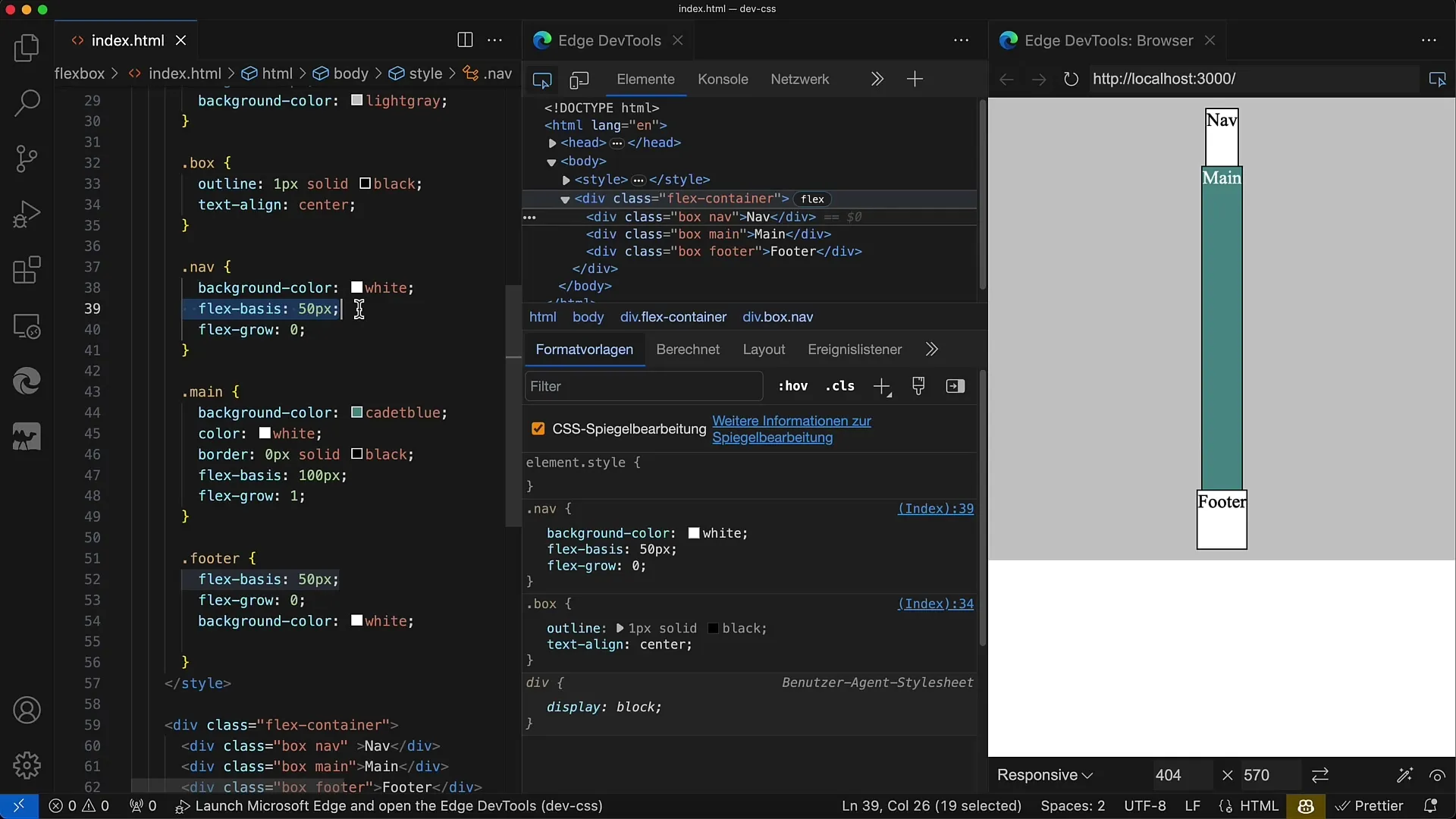 CSS'de Flexbox için uygulama rehberi: flex-grow'ı doğru bir şekilde kullanma