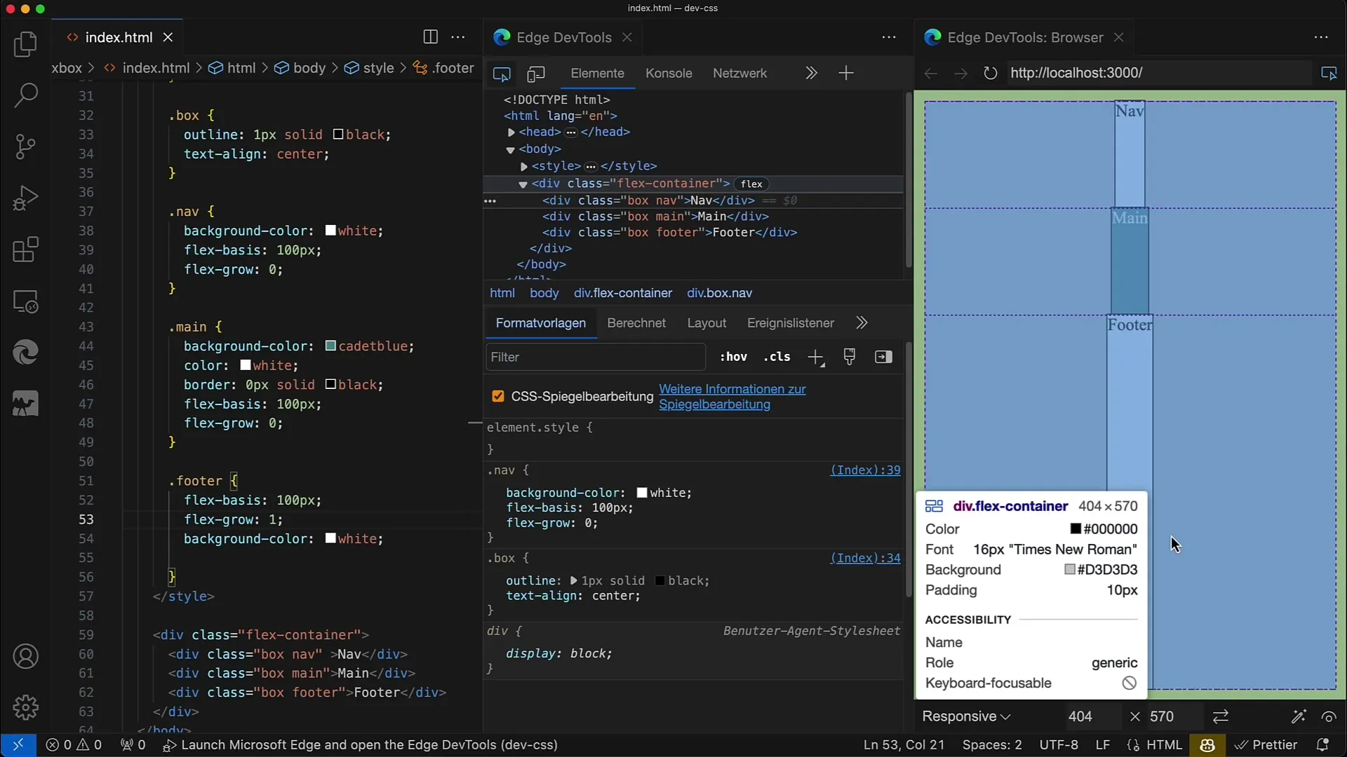 CSS'de Flexbox için uygulama rehberi: flex-grow'u doğru bir şekilde kullanma