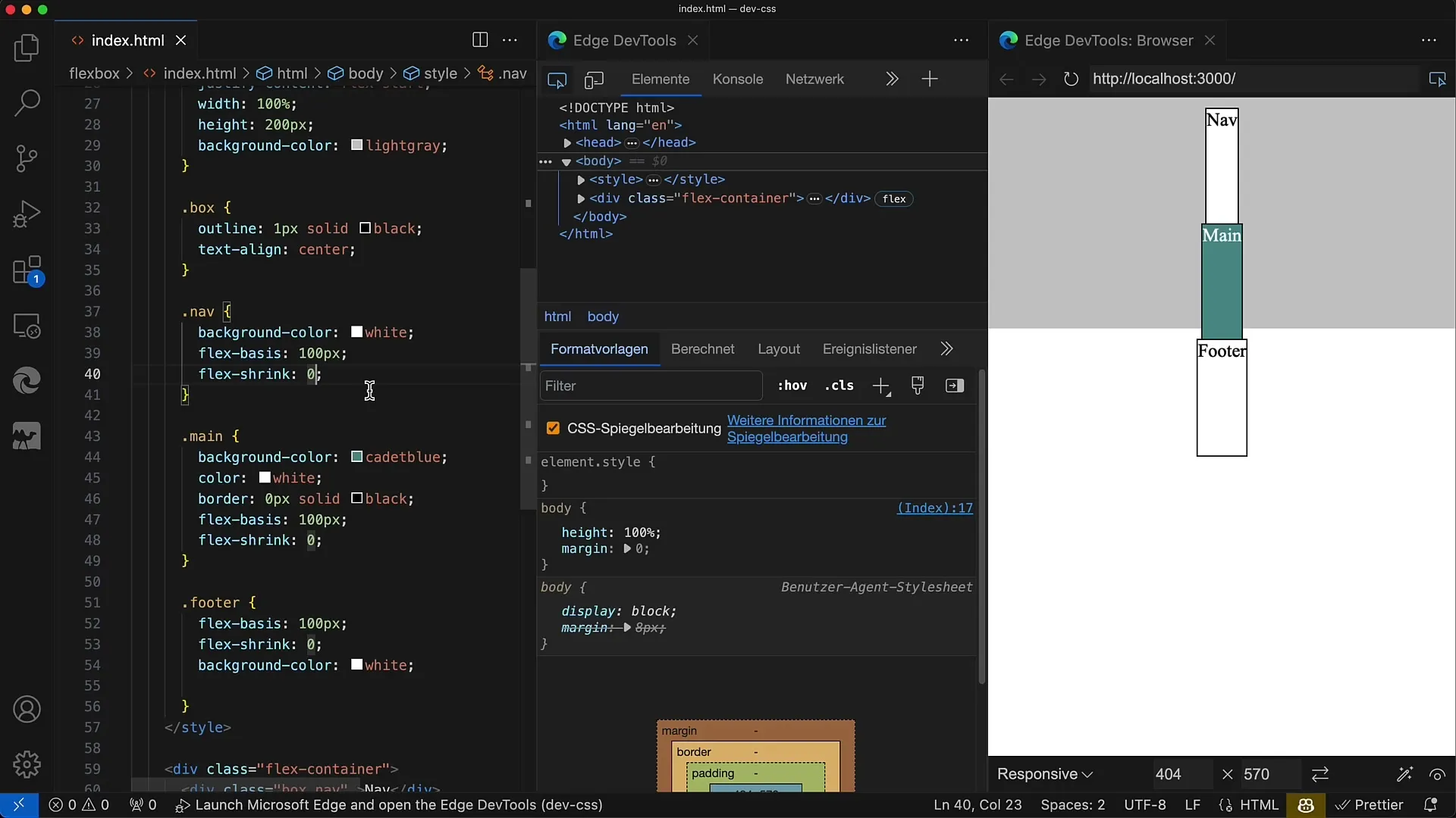 Flexbox: Controlling the shrinkage in the flex direction using flex-shrink