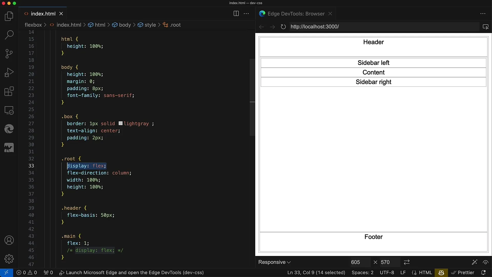 Create nested layouts easily with Flexbox in CSS & HTML