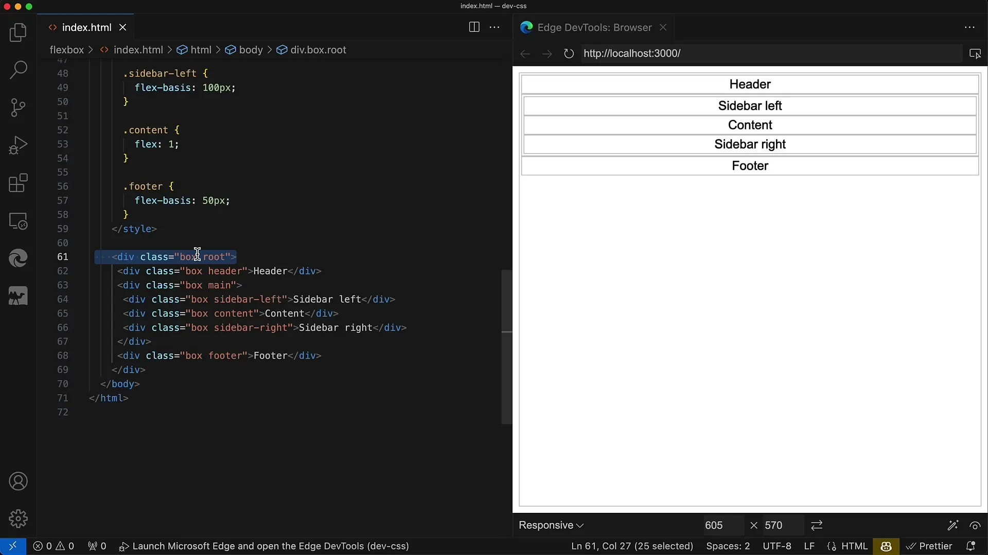 Flexbox CSS un HTML: Viegli izstrādājiet ligzdotus izkārtojumus