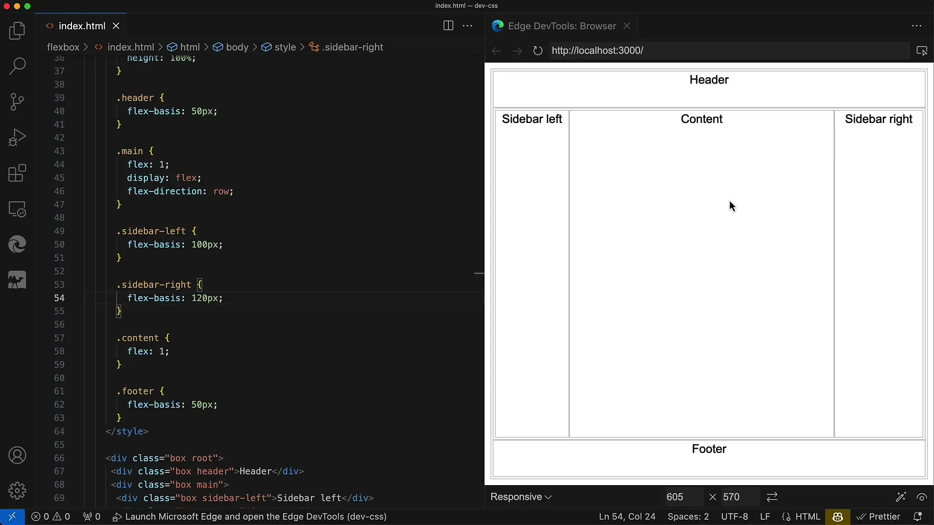 Flexbox in CSS & HTML: Creating nested layouts easily