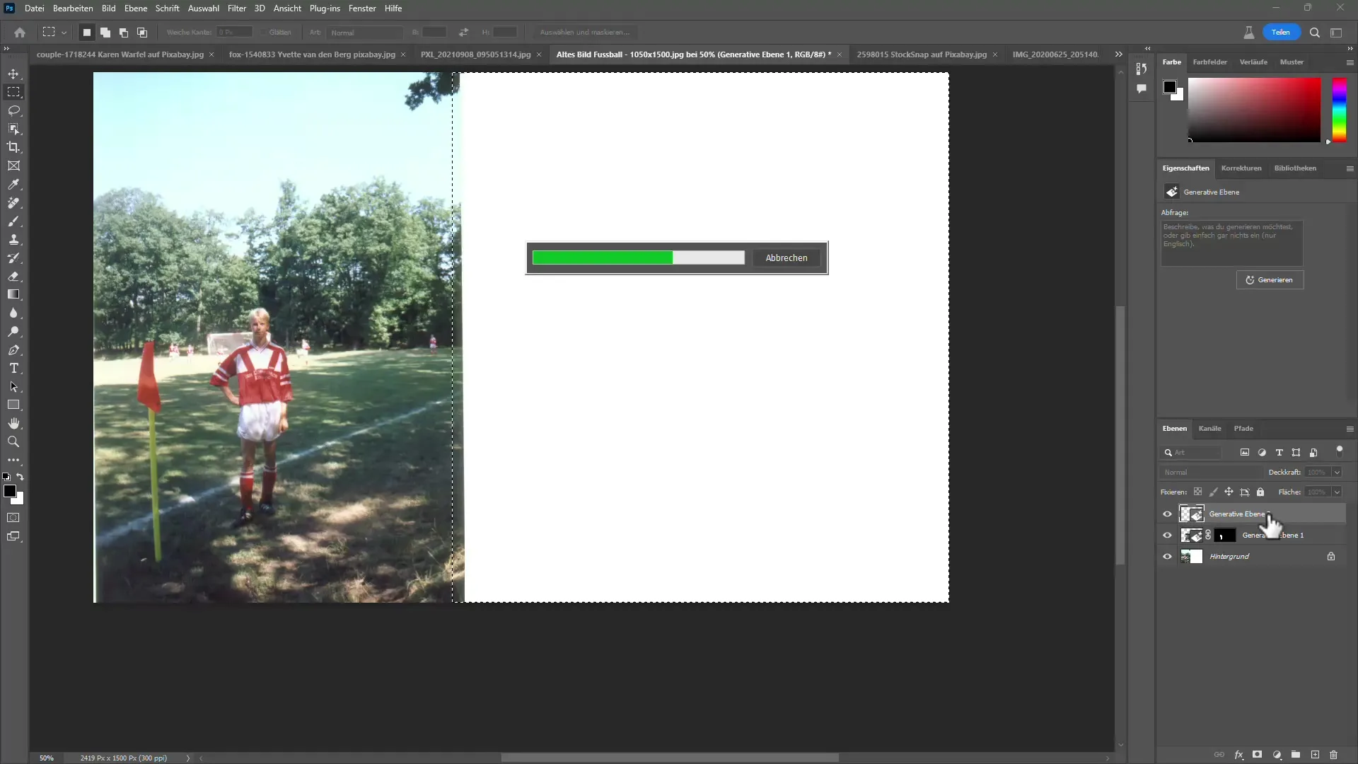 AI in Photoshop: Removing annoying objects made easy