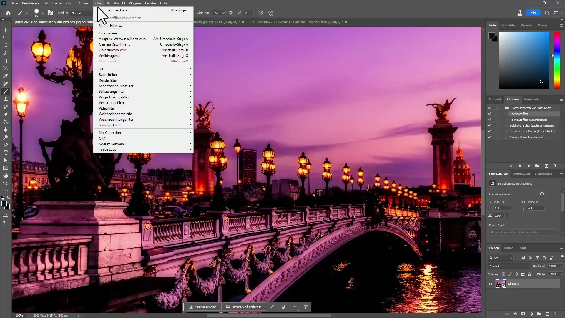 Cara efektif mempertajam gambar di Photoshop