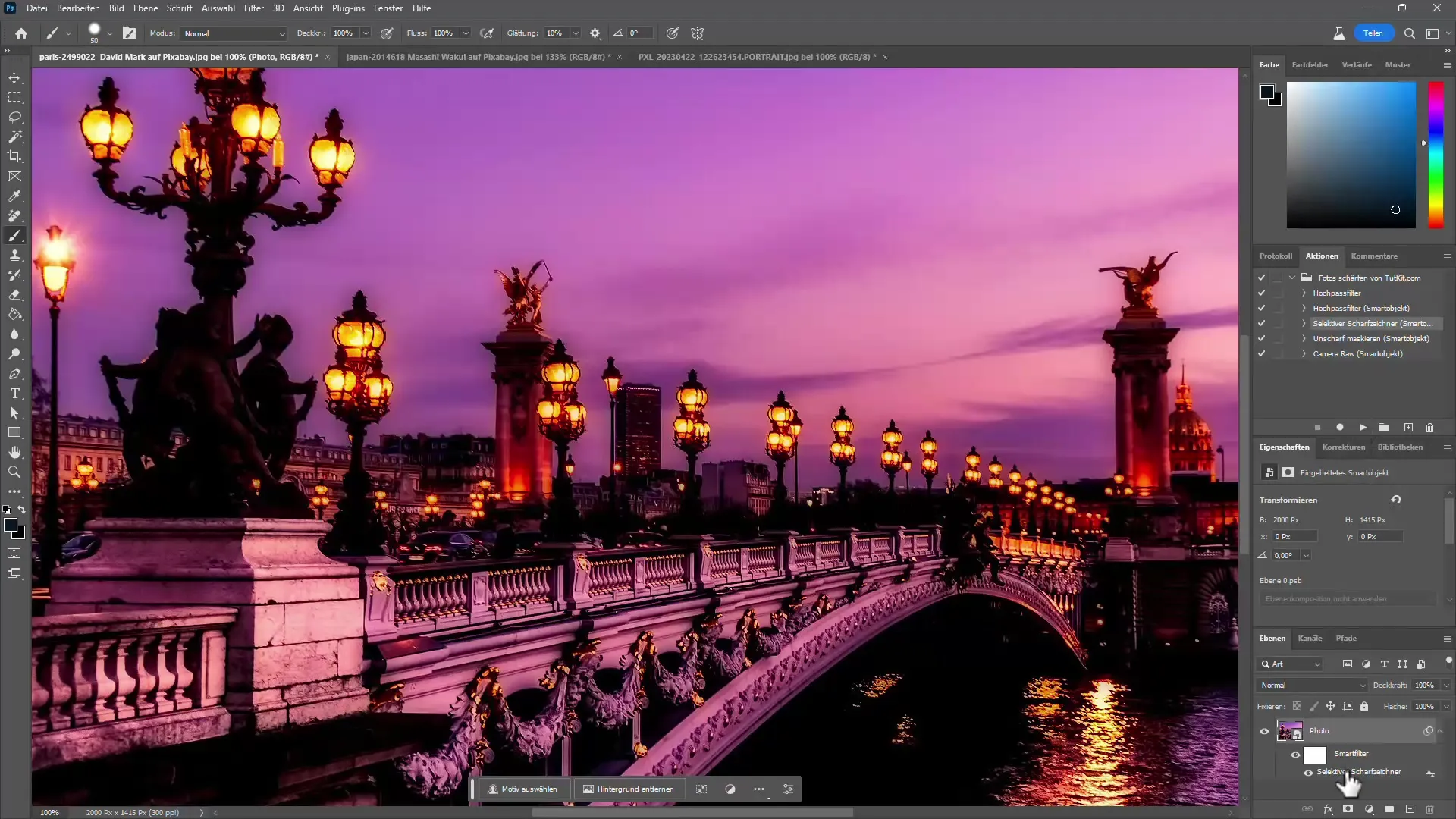 Cara yang efektif untuk mempertajam gambar di Photoshop