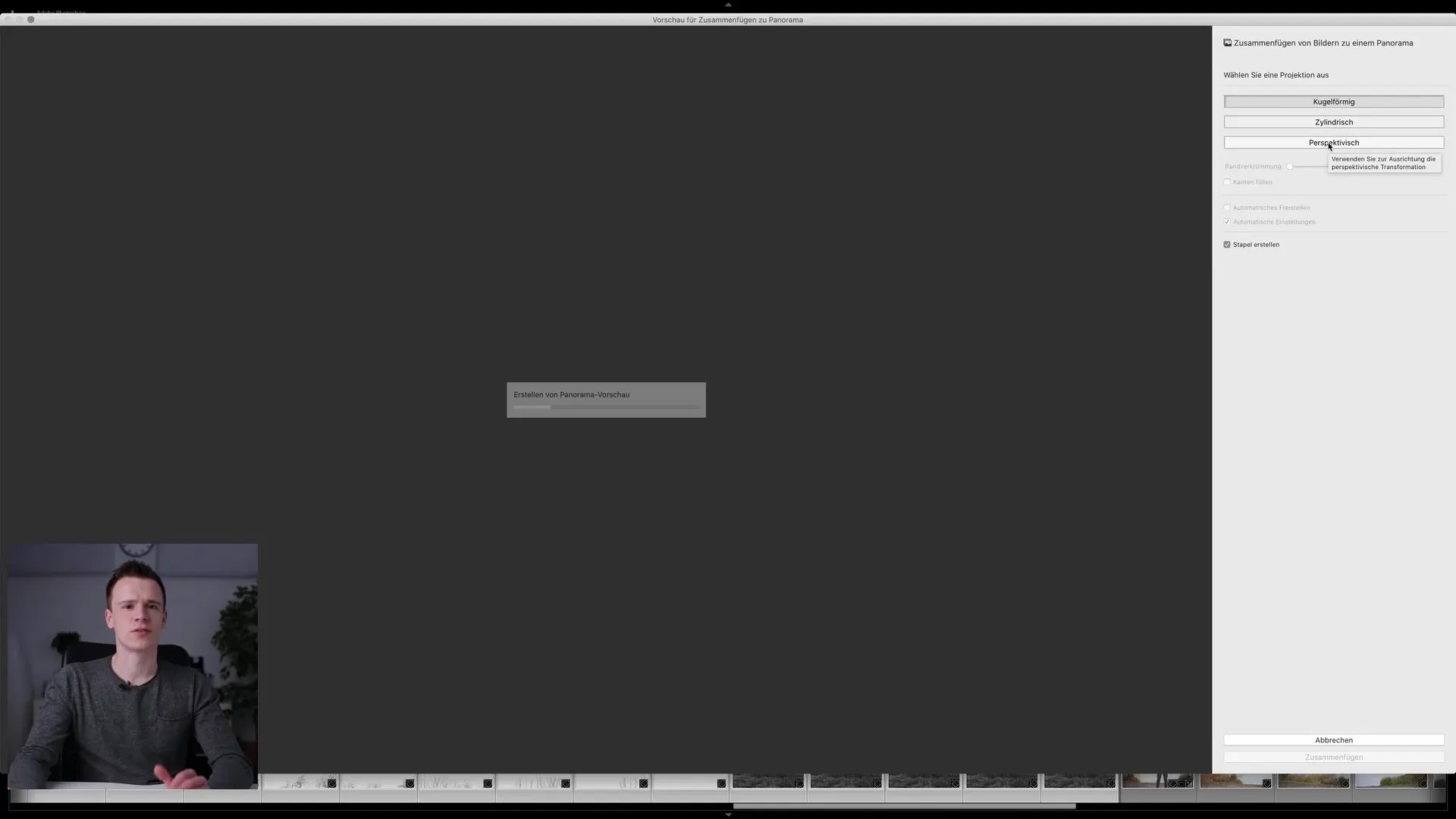 Erstellen von Panoramen in Lightroom Classic CC: Schritt-für-Schritt-Anleitung