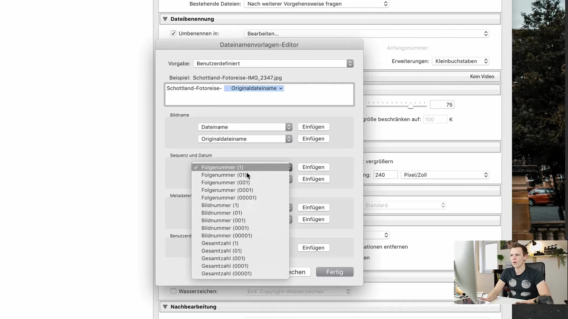 Exportation efficace d'images depuis Lightroom Classic CC