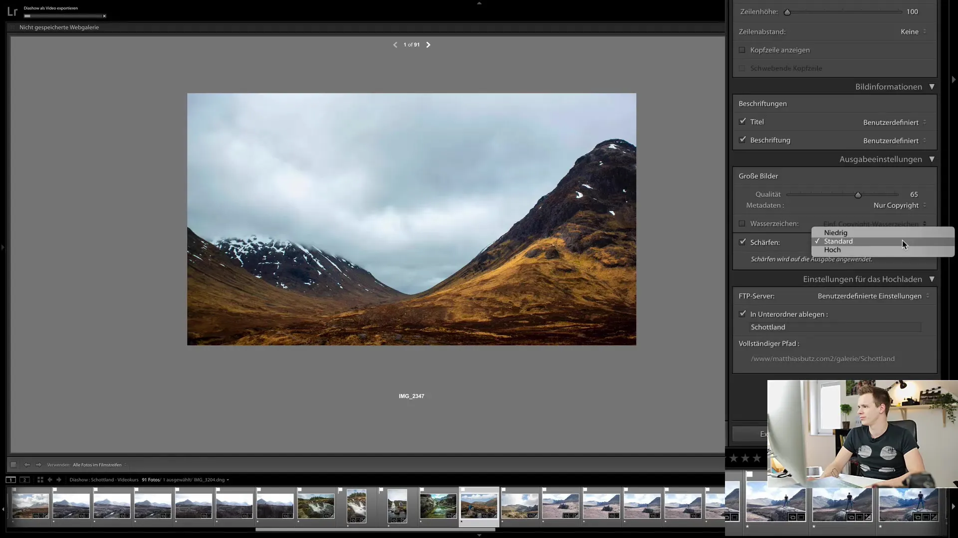 How to easily create an online gallery with Lightroom Classic CC