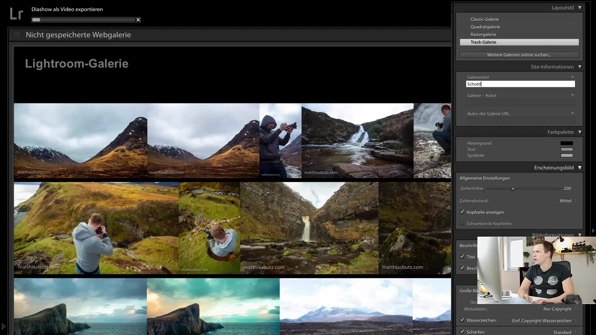 How to easily create an online gallery with Lightroom Classic CC