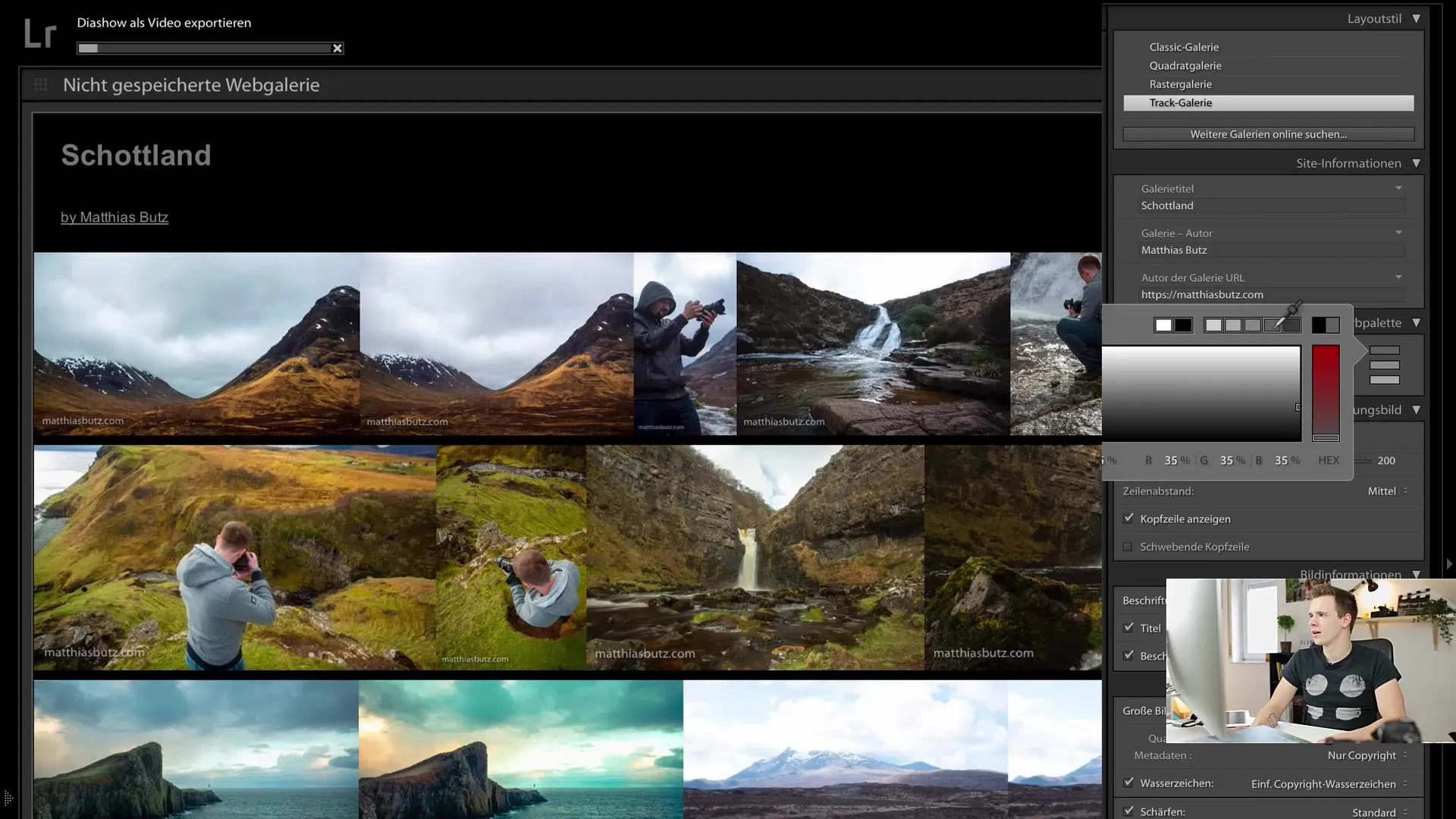 How to easily create an online gallery with Lightroom Classic CC