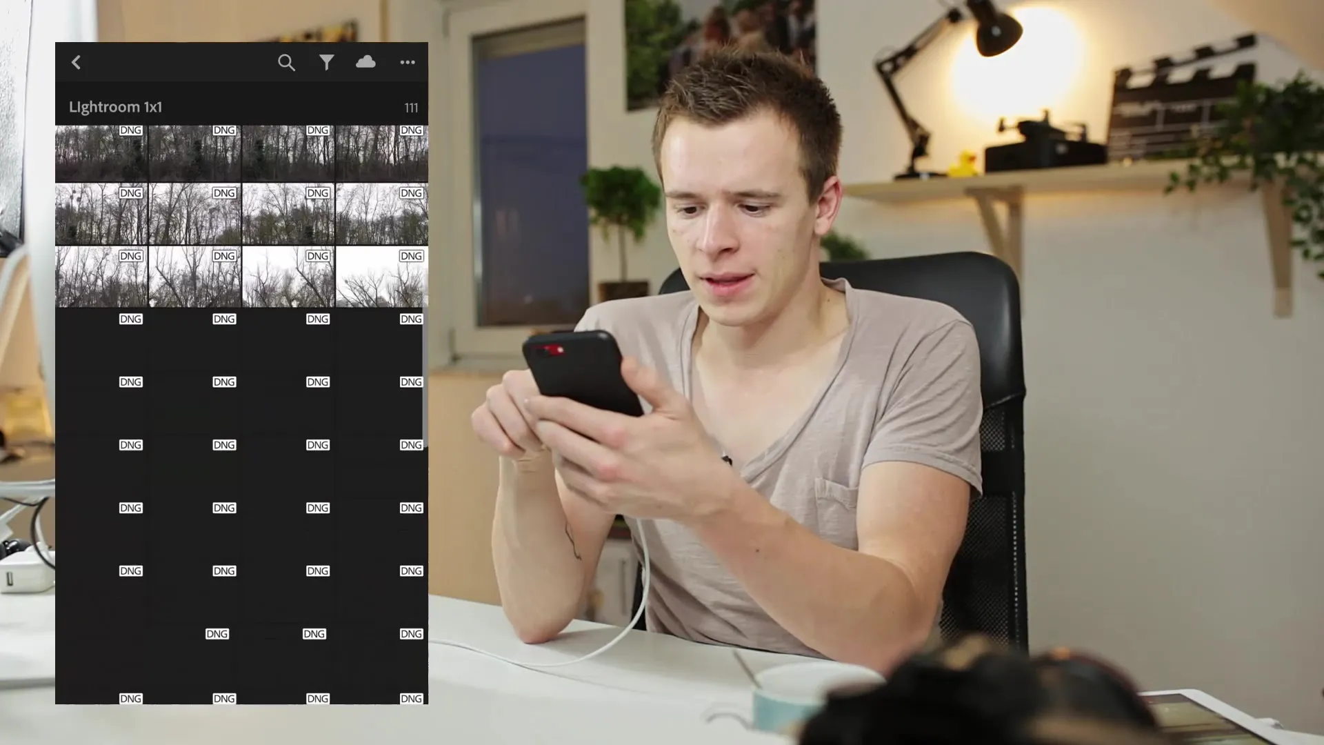 Optimierung der Lightroom Classic CC Bibliotheksnutzung auf dem Smartphone