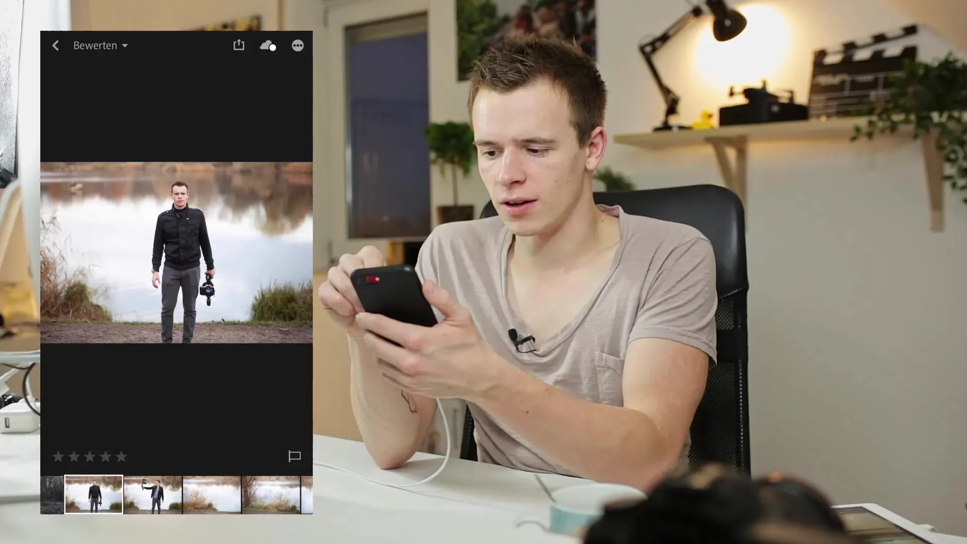 Optimizacija uporabe knjižnice Lightroom Classic CC na pametnem telefonu