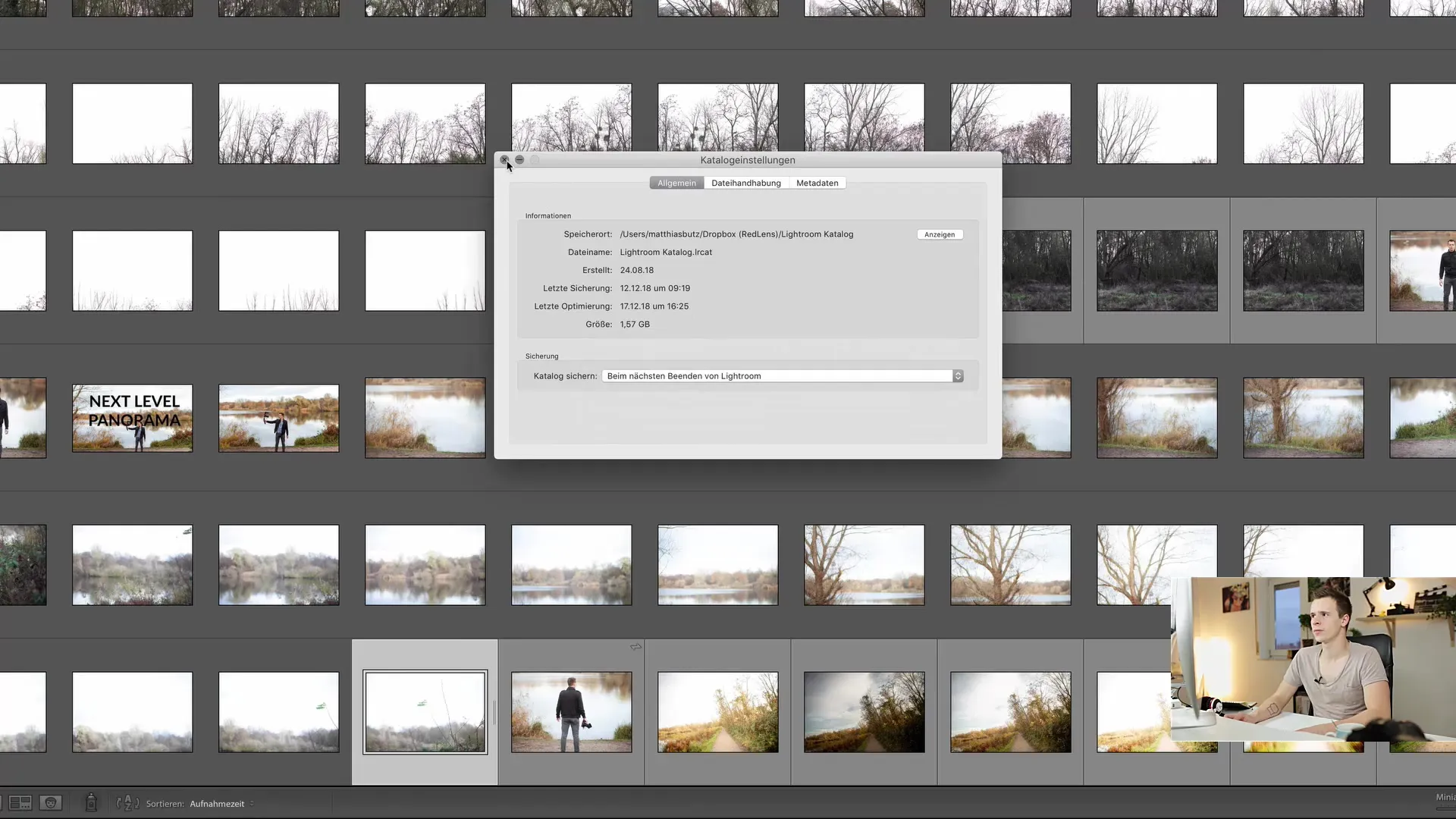 Regular catalog backup made easy in Lightroom Classic CC