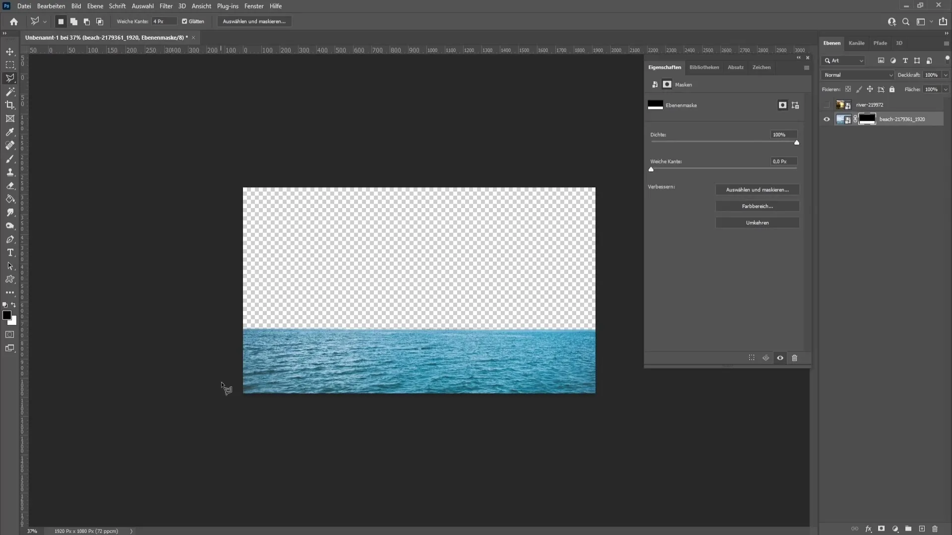 Coloring water in Photoshop - Step-by-step guide