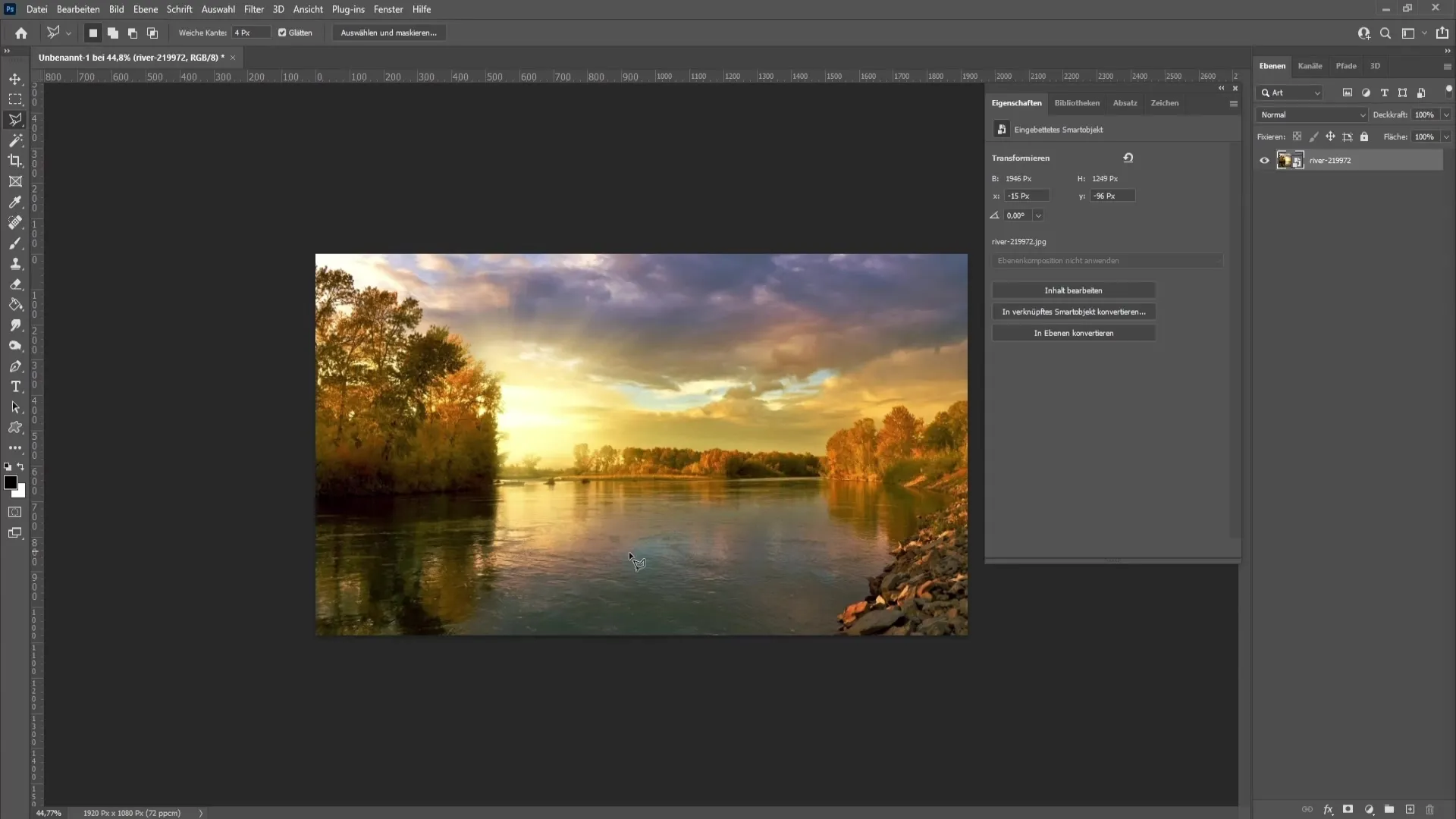 Coloring water in Photoshop - Step-by-step guide