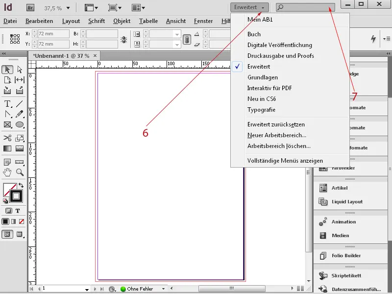 Einstieg in InDesign