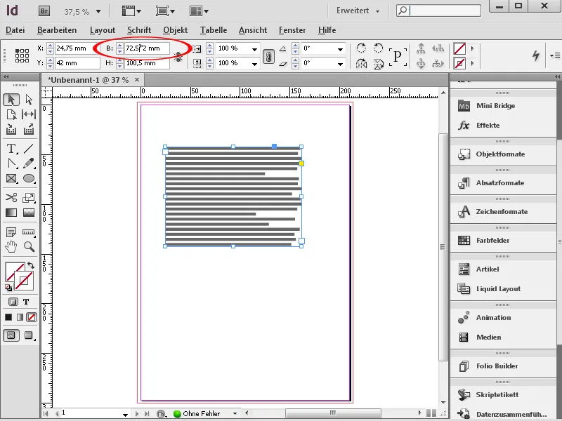 Einstieg in InDesign