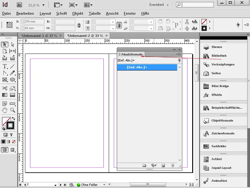 Einstieg in InDesign