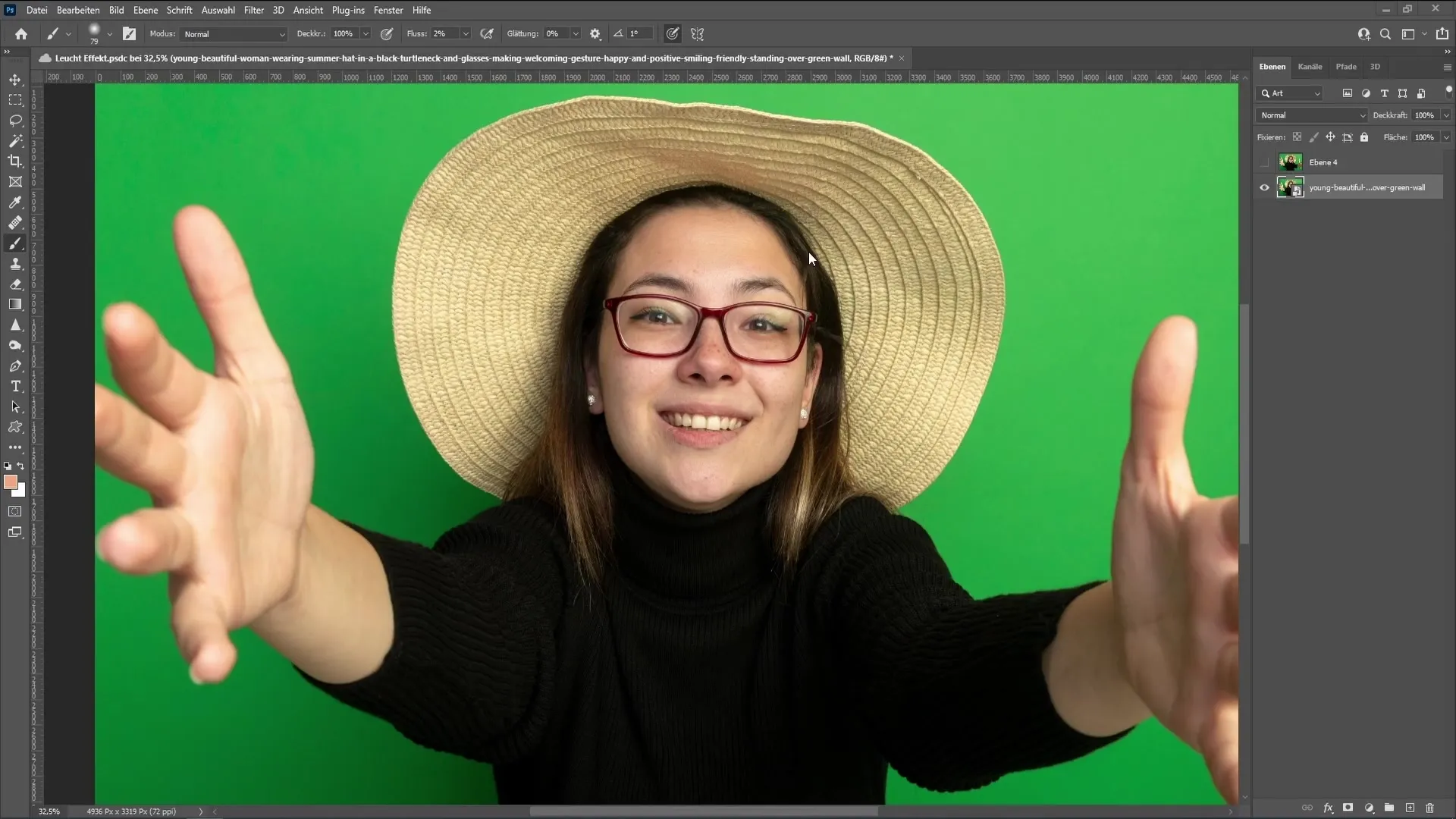 Eliminar eficazmente los reflejos de las gafas en Photoshop