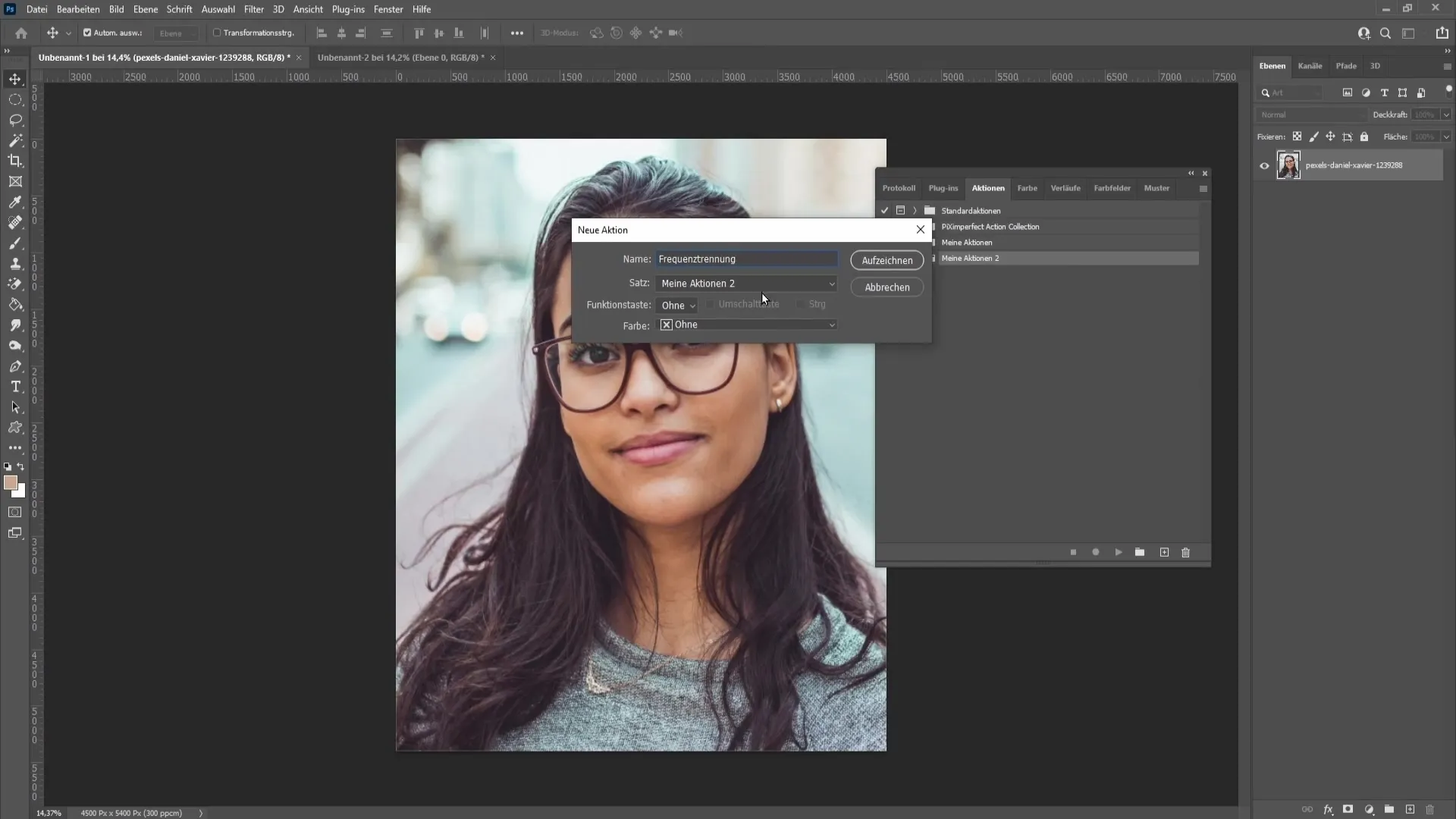 Pemisahan Frekuensi di Photoshop: Dilaksanakan secara efektif dan sederhana